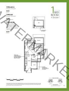 The-Lakegarden-Residences-Floor-Plan-1+Study-Type-AS1