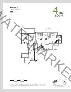 The-Lakegarden-Residences-Floor-Plan-4-Bed-Type-D2G